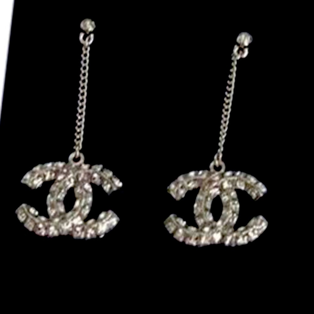 Chanel drop earrings
